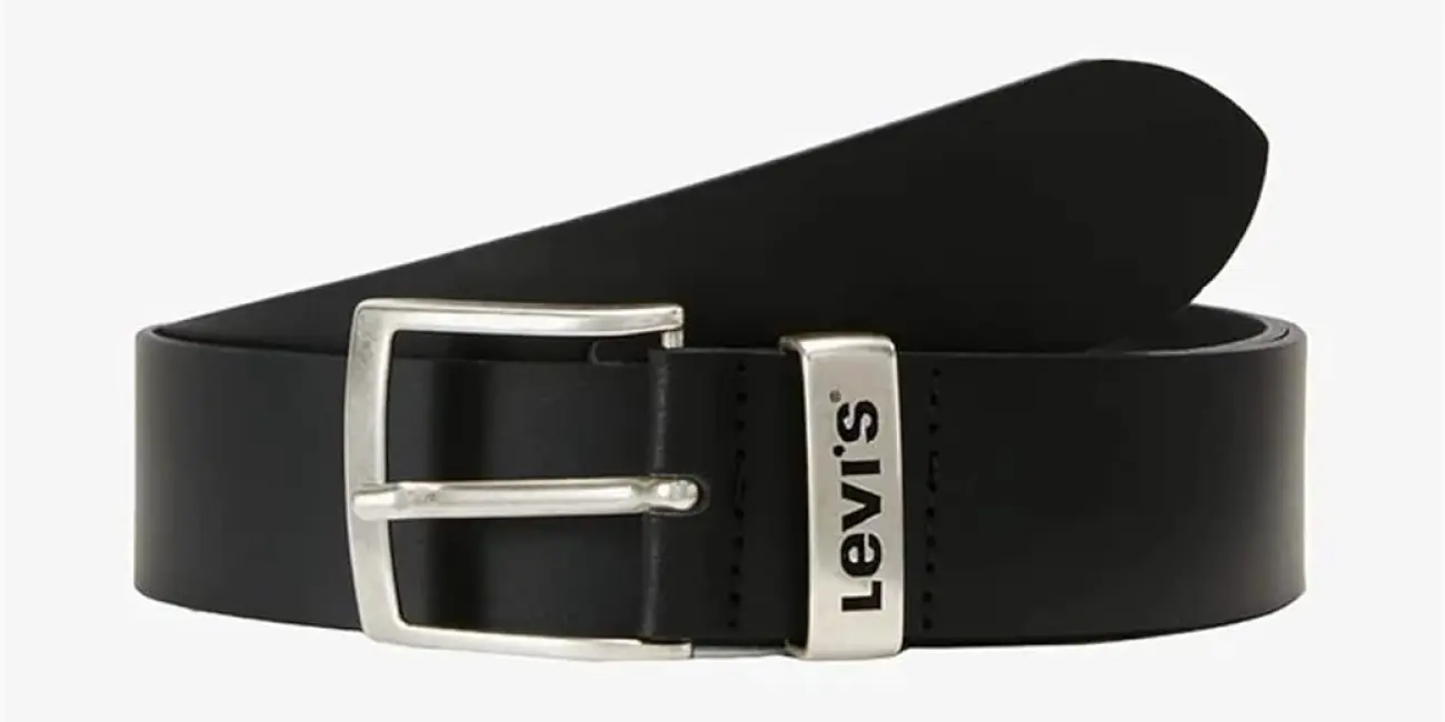 Cinturón de piel Levi's New Ashland para hombre