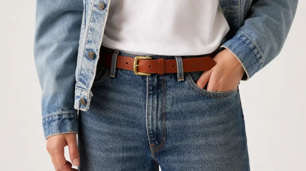 Cinturón Levi's Addison Belt de cuero para mujer