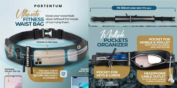 cinturón running Portetum oferta
