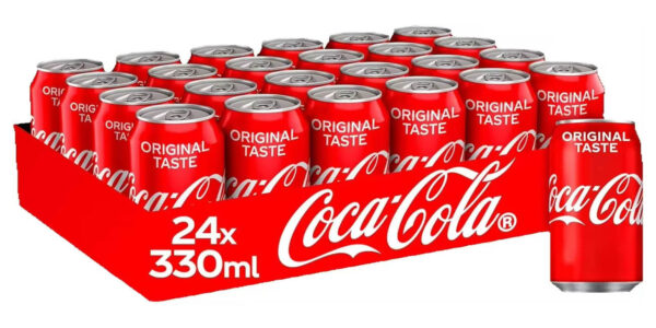 Pack de 24 latas de Coca-Cola original