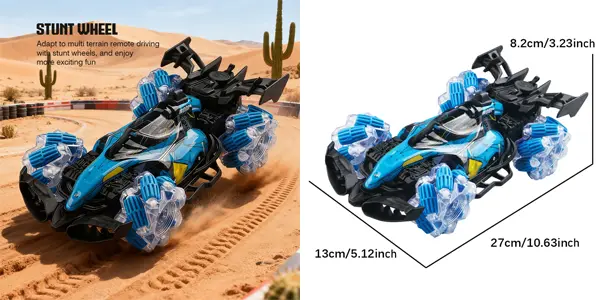 Coche teledirigido de acrobacias