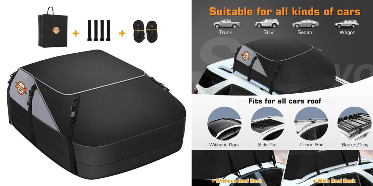 Cofre de techo Sailnovo de 580 litros para el coche