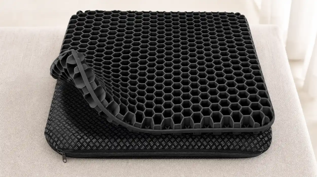Cojín de gel suave y cómodo HSSGGV con funda extraíble para sillas de oficina, coches y sillas de ruedas