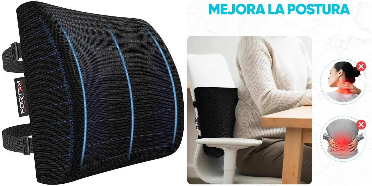 Cojín lumbar ergonómico Fortem