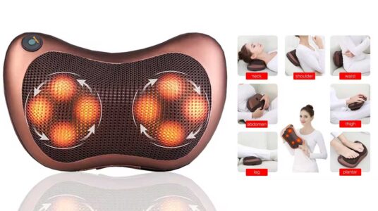 Cojín masaje eléctrico barato