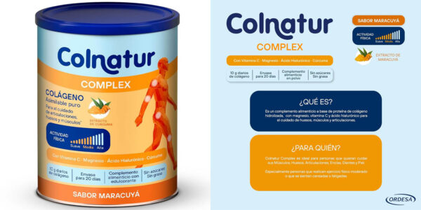 Colágeno Colnatur Complex Cúrcuma de 250 g