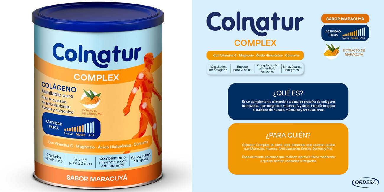 Colágeno Colnatur Complex Cúrcuma de 250 g