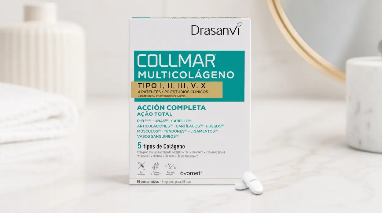 Colágeno Complex marino hidrolizado de 5 tipos con ácido hialurónico