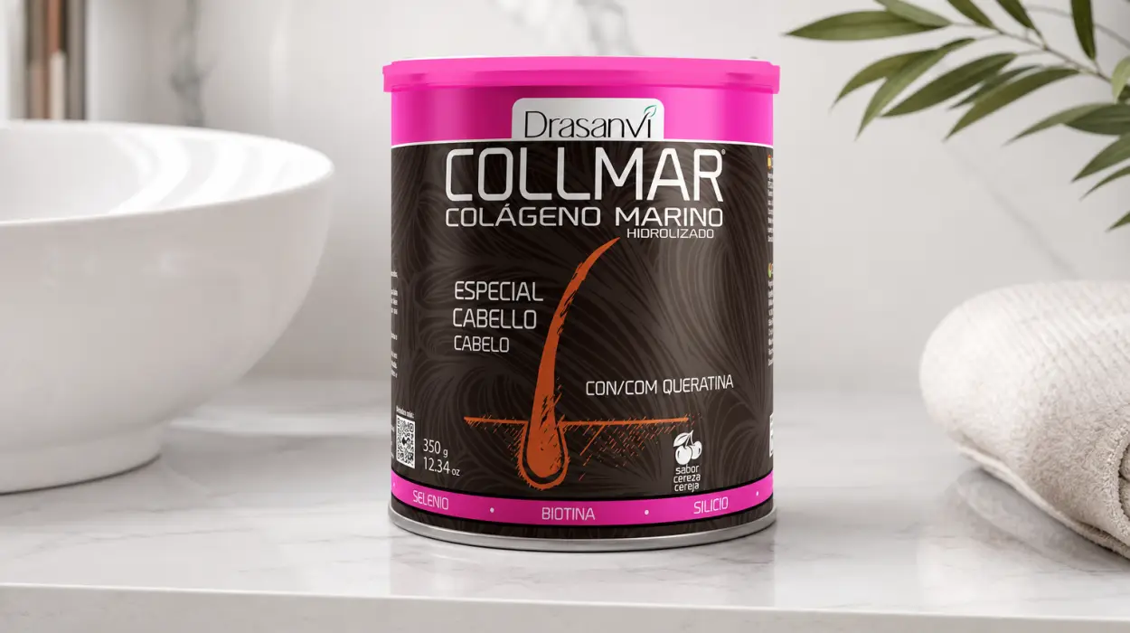 Colágeno marino Drasanvi para cabello con biotina, queratina y zinc