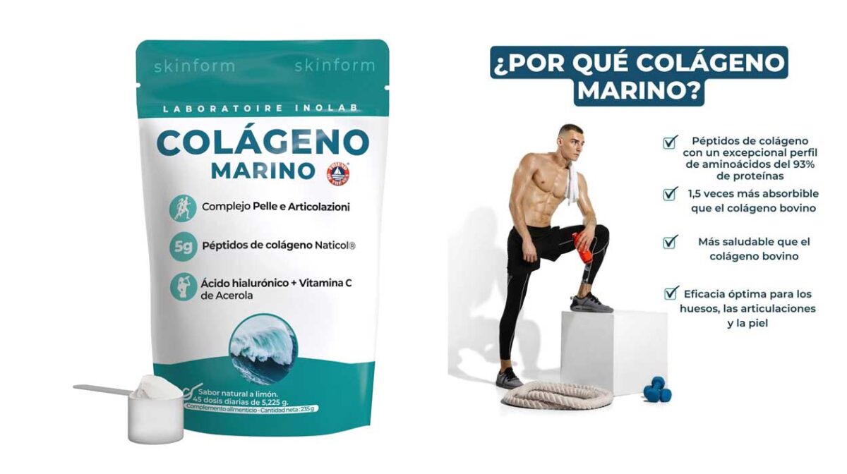 Colágeno marino hidrolizado puro INOLAB