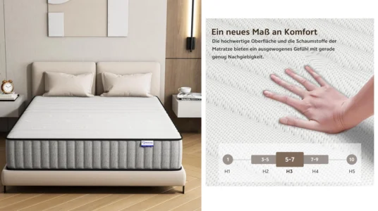 colchón ergonómico de 7 zonas Matoresu