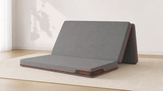 Colchón plegable Sweetnight de espuma viscoelástica con funda transpirable y bolsa de transporte