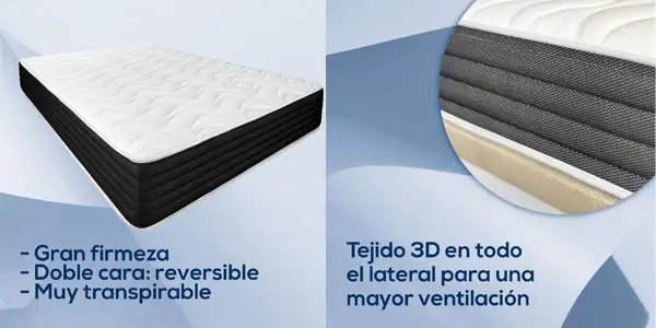 colchón viscoelástico Duérmete Online Pocket Visco oferta