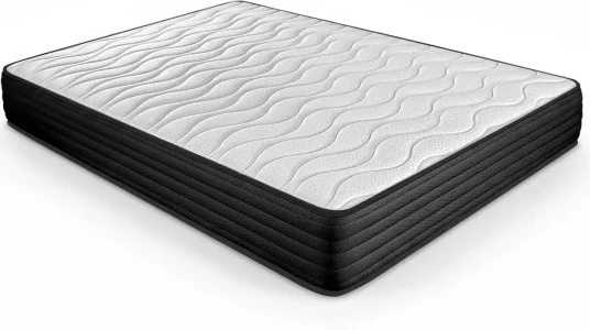 Colchón viscoelástico reversible Duérmete Online, firmeza media-alta, 20 cm de grosor, 90x190 cm