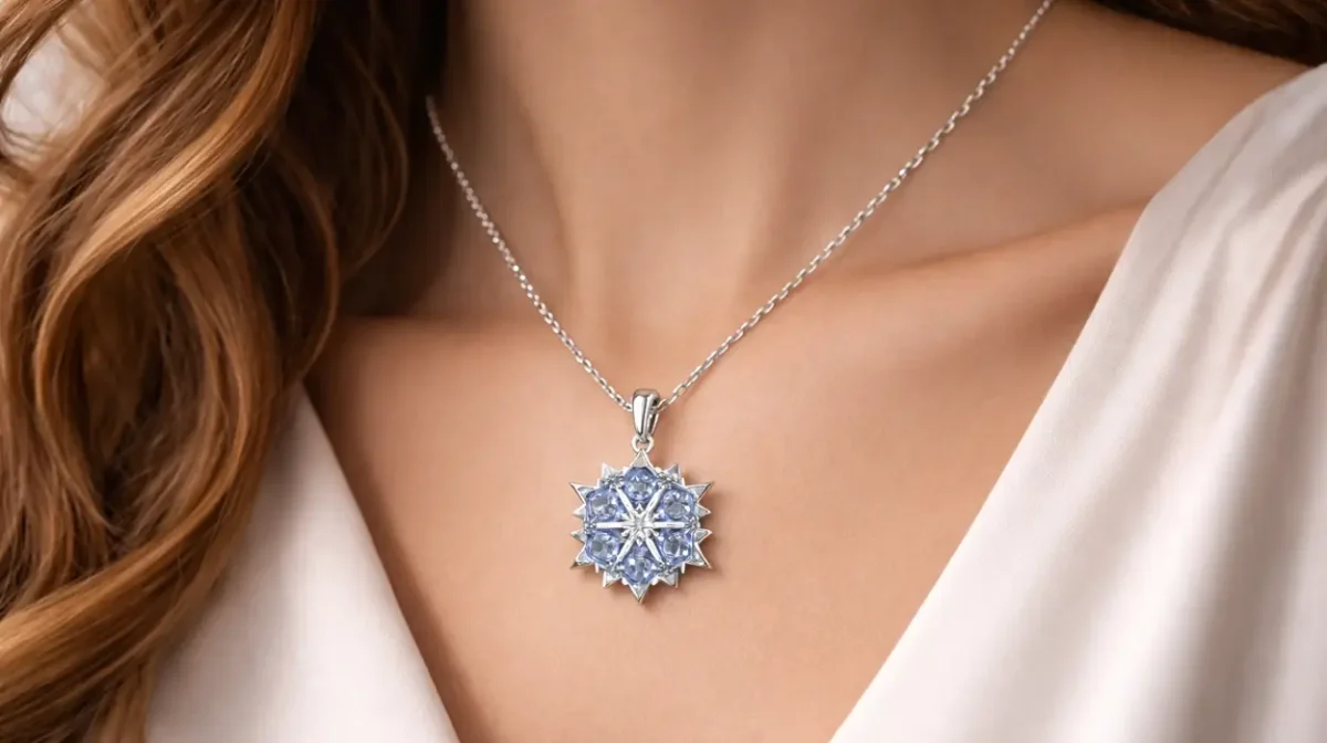 Colgante con cadena Swarovski Copo de Nieve Magic Evolution Collection para mujer