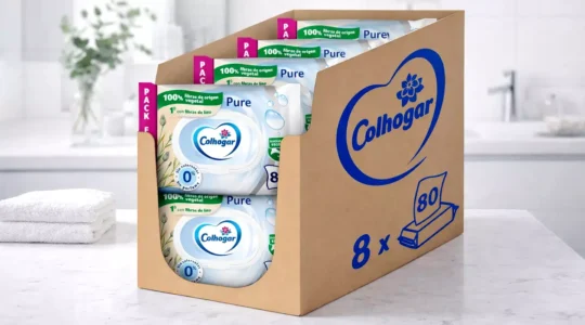 Chollo Pack de papel higiénico húmedo desechable Colhogar Pure Moist