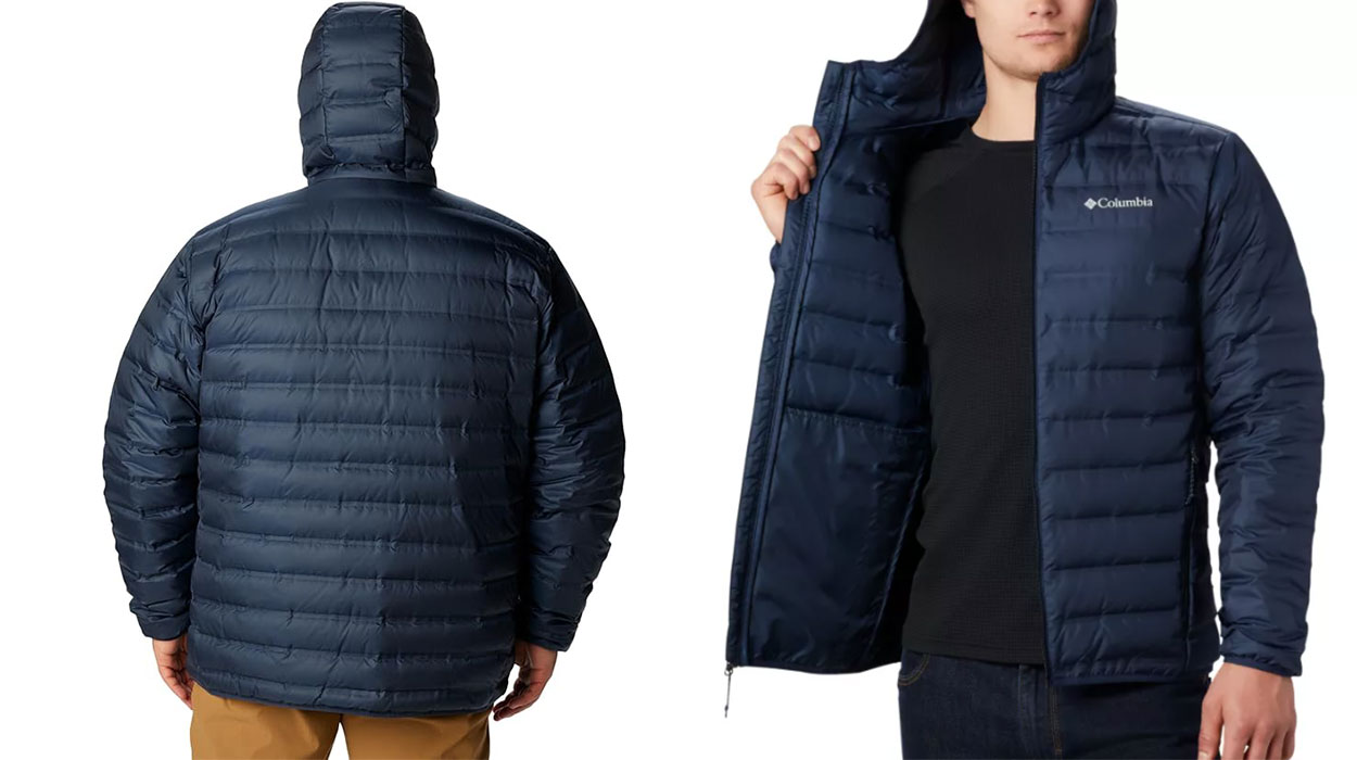 Chaqueta de plumón con capucha Columbia Lake 22 para hombre barata