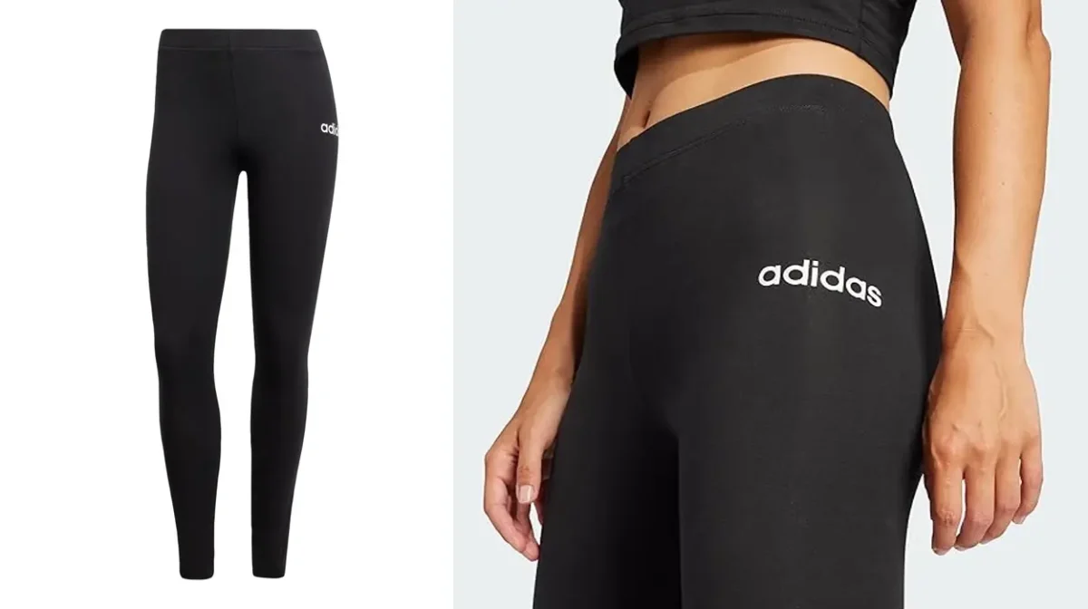Comodidad superior en el gimnasio o en tu día a día con estos leggins de algodón Adidas tirados de precio