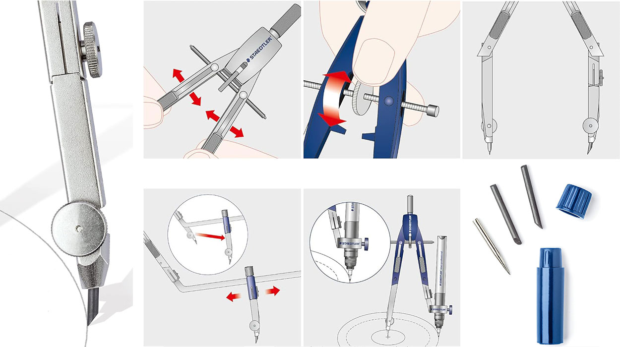 Compás de ajuste rápido Staedtler Mars Comfort 552 barato