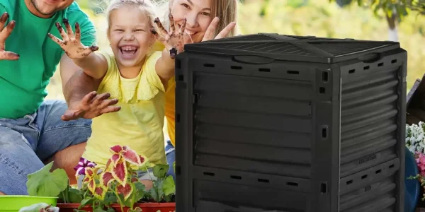 Chollo compostador outsunny de 300l