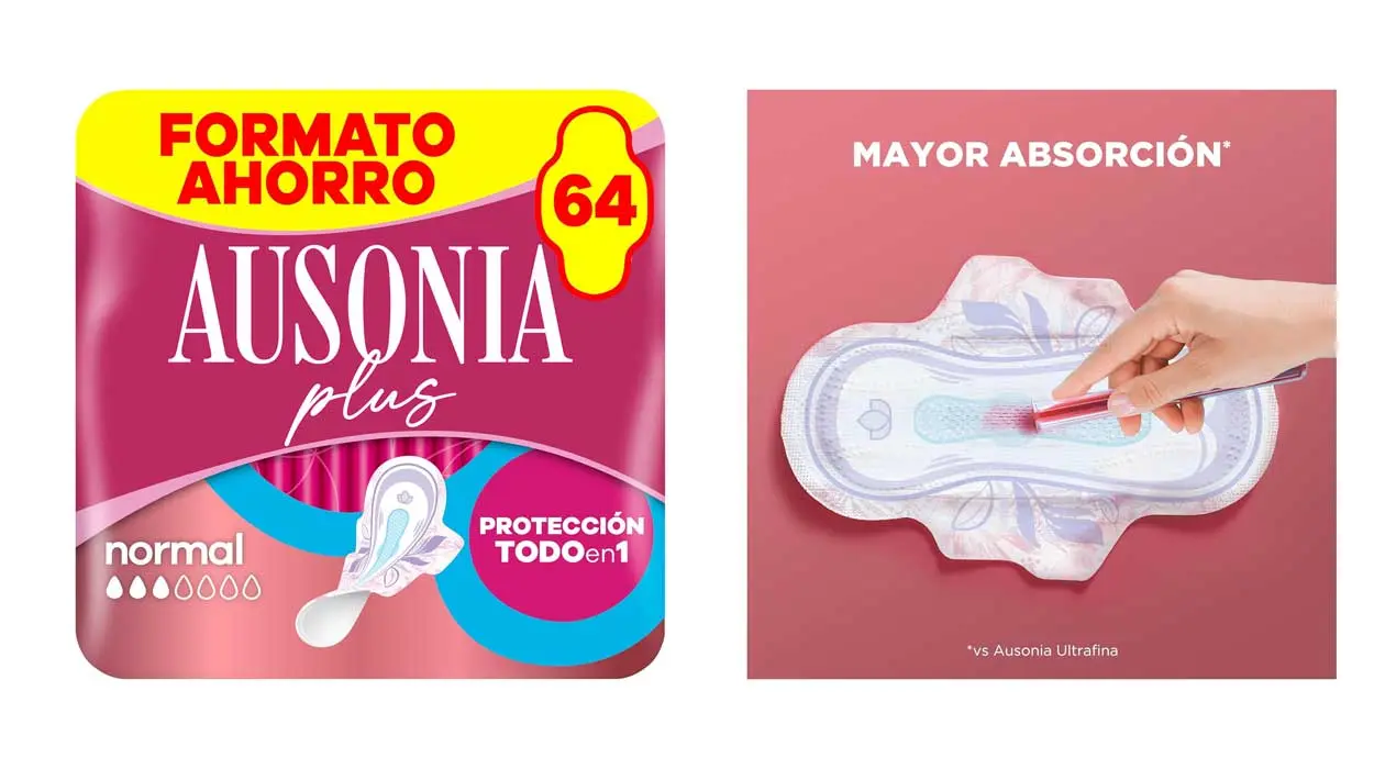 Compresas con alas Ausonia Plus Normal baratas