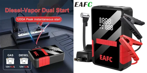 Arrancador de baterías y compresor de aire EAFC