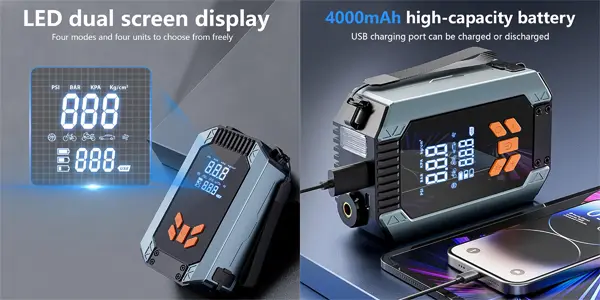 Compresor de aire portátil Motomoyo de 150PSI