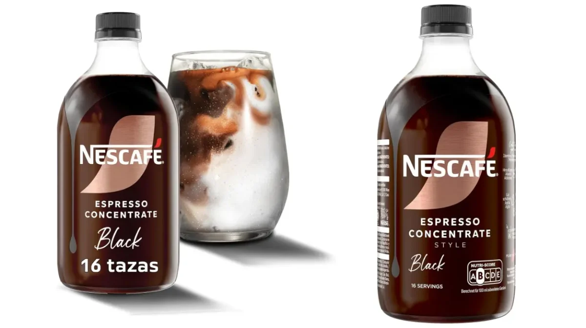 Café frío o latte en segundos: Concentrado de café NESCAFÉ Espresso Black de 500 ml