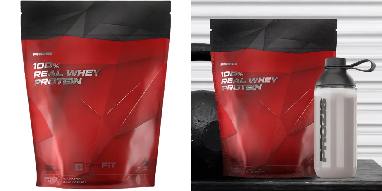 Concentrador de proteína de suero Prozis 100% Real Whey Protein