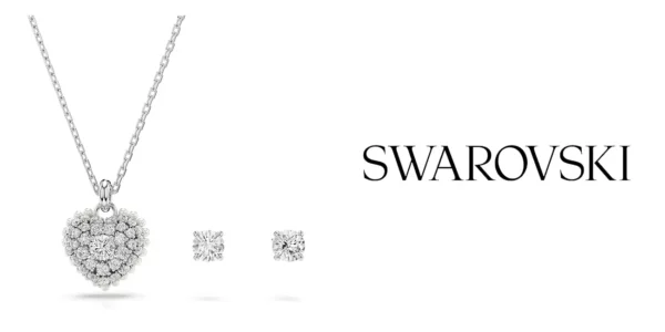 Conjunto de colgante y pendientes Swarovski Stella