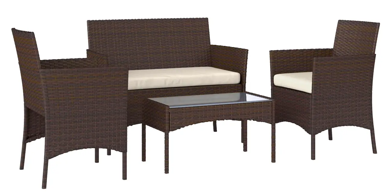 Conjunto de muebles de jardín Outsunny