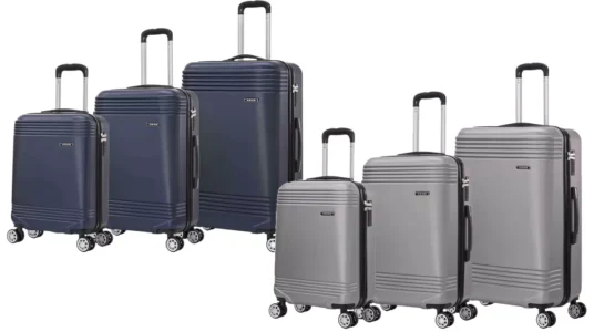 set 3 maletas de viaje resistentes baratas