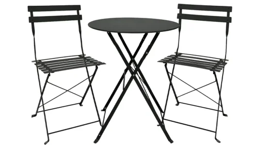 Conjunto de mesa y 2 sillas plegables ASTAN HOGAR AH-GR10010GR
