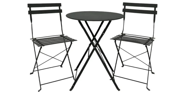 Conjunto de mesa y 2 sillas plegables ASTAN HOGAR AH-GR10010GR