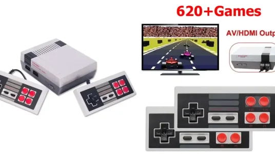 Miniconsola con 620 juegos clásicos