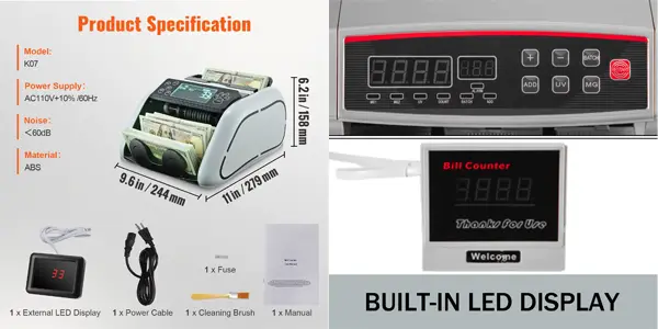 Contador de billetes SucceBuy