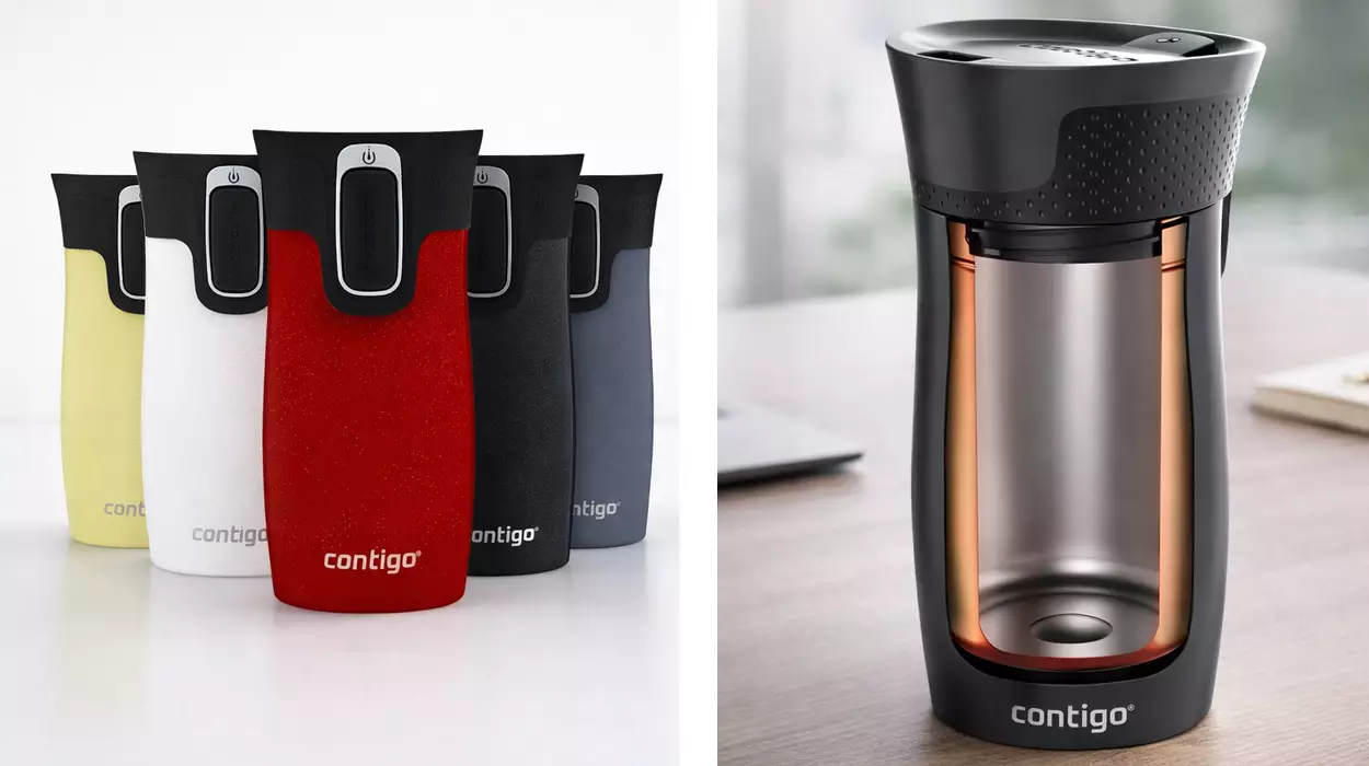 Contigo West Loop Mini Autoseal Taza Térmica de Acero Inoxidable de 300 ml