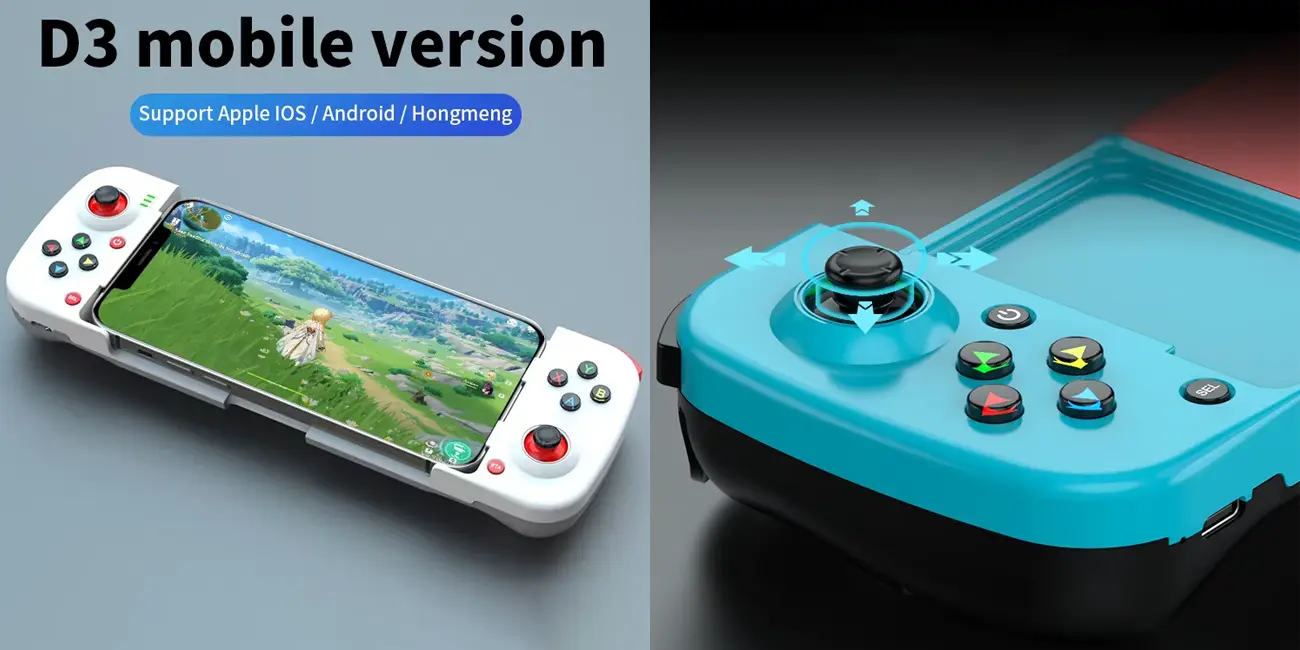 Gamepad para móviles D3 con Bluetooth