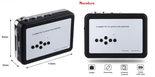 Conversor de cassettes a MP3 Ezcap 231