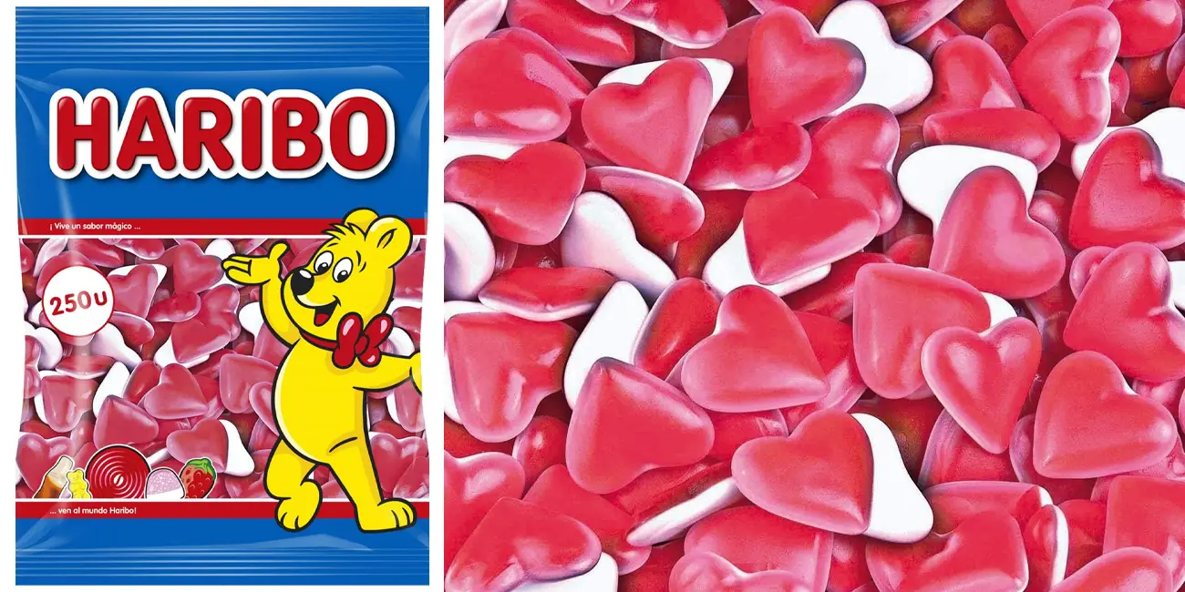 Bolsa de Corazones Haribo de 1.750 gramos