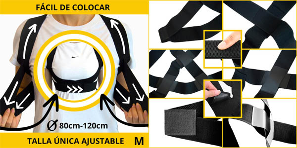 Corrector de postura para la espalda