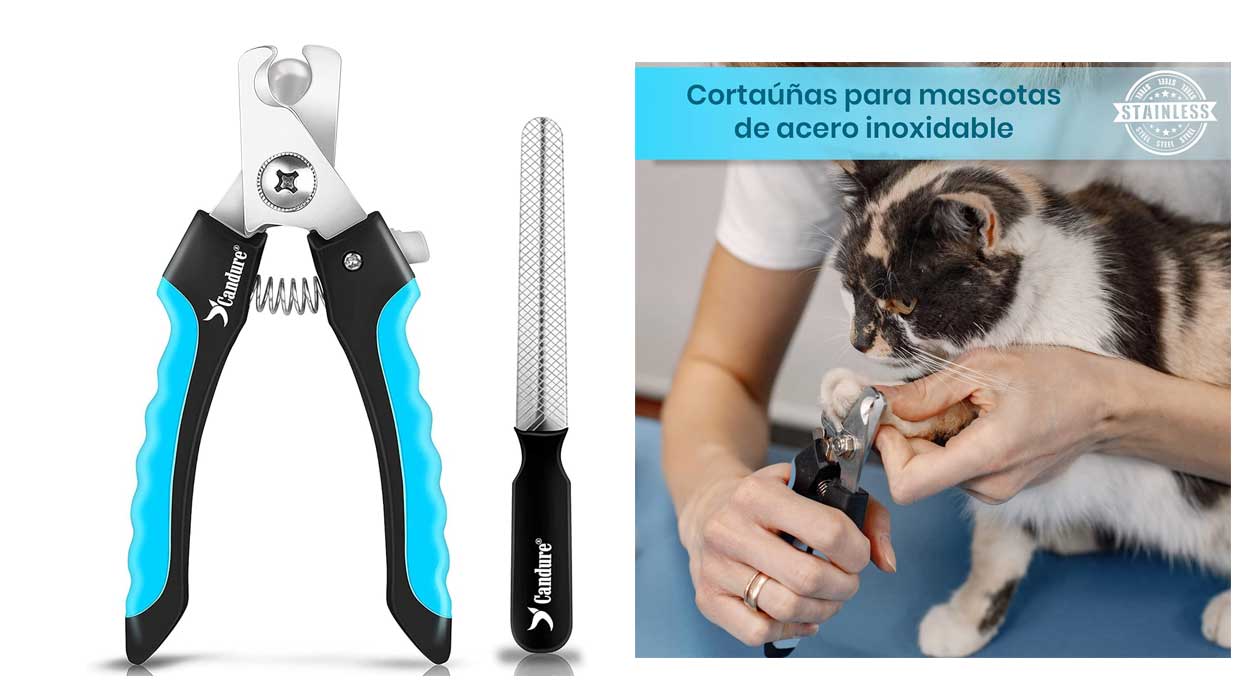 Cortauñas perro gato Candure barato