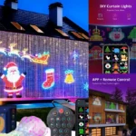 cortina LED personalizable formas