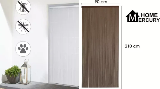 Cortina de PVC Home Mercury para aire fresco, sin enredos y sin intrusos