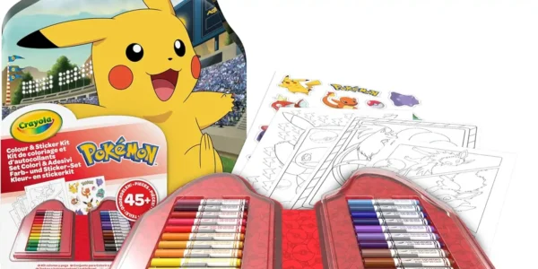 Chollo Crayola Maletín Pokémon Colorear Pegatinas