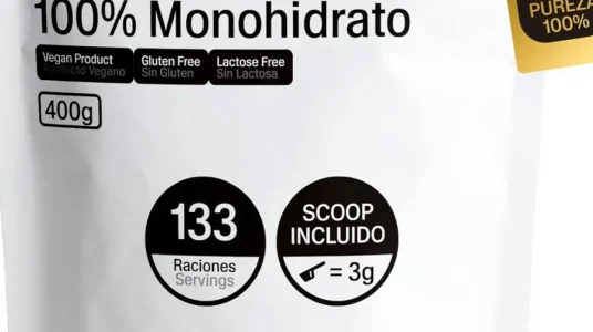 Chollo Creatina Monohidrata en Polvo Sin Sabor BROADEN de 400g (133 dosis)
