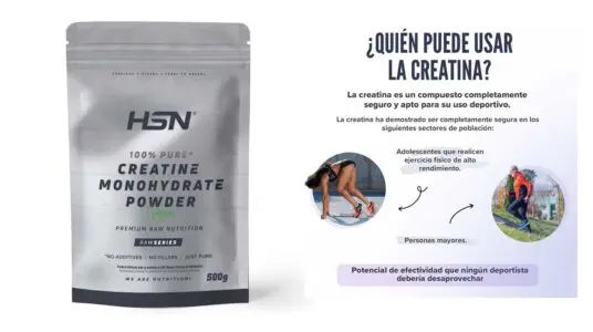 Creatina Monohidrato HSN barata