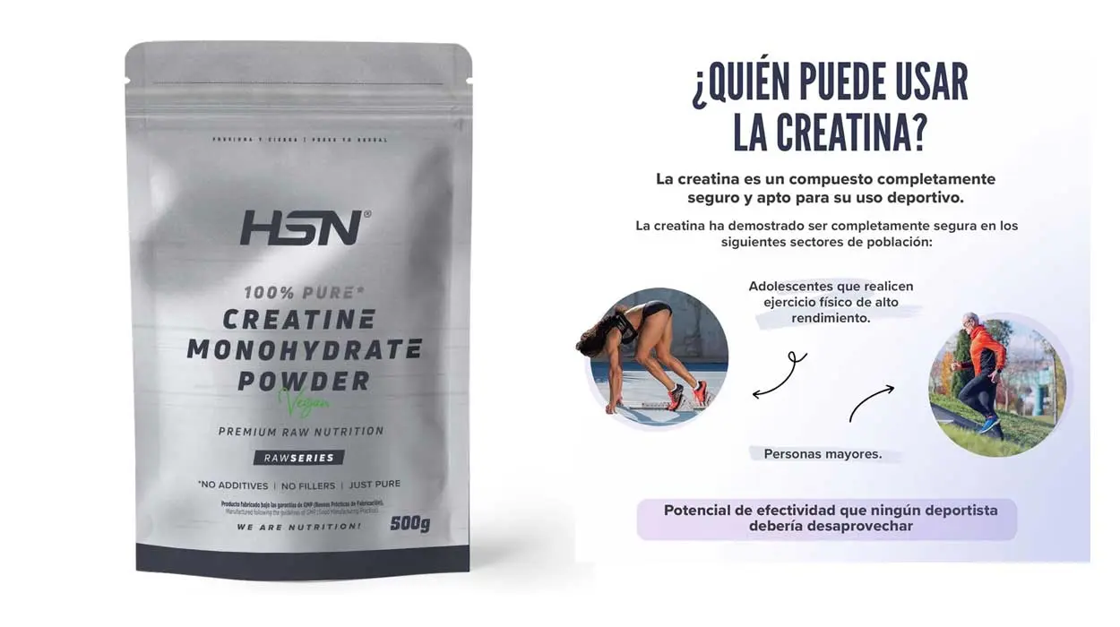 Creatina Monohidrato HSN barata
