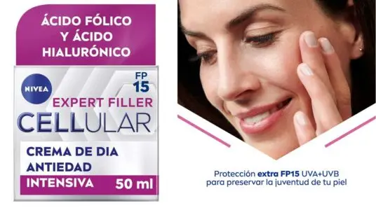 Crema de día Nivea Hyaluron Cellular Expert Filler barata