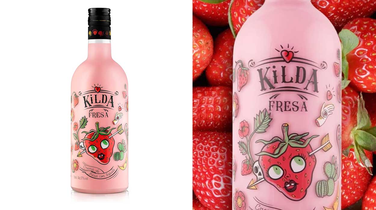 Crema de fresas con tequila Kilda barata